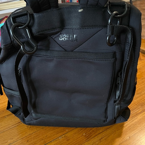Dagne Dover Black Diaper Backpack - Large - Picture 2 of 2